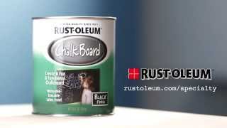 How to Apply RustOleum Chalkboard Paint [upl. by Auliffe]