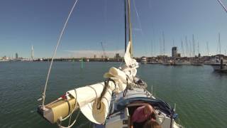 Leaving the mooring Gosport [upl. by Ellehcrad]