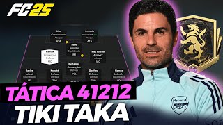 MELHOR TÁTICA META RANK 1  Formação 412122 tiki taka Ultimate team EA FC 25 [upl. by Gib]