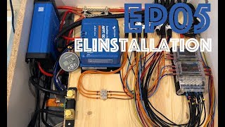 EP05  Campervan elinstallation väggar och fläkt [upl. by Fredia]