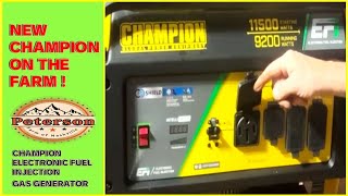 New Champion Generator with Electronic Fuel Injection generator tractor farm [upl. by Nami128]