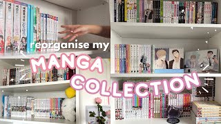 reorganise my manga collection with me 🌺  1300 volumes [upl. by Jacques]