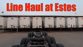 DAY IN THE LIFE OF A LINE HAUL DRIVER AT ESTES EXPRESS [upl. by Namia]