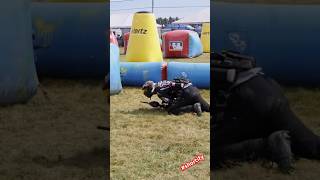 Paintball fight with some super skills paintball shorts trending airsoft [upl. by Nara]