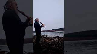 Playing my Flute By the Lochside scottishhighlands native American Flute frank [upl. by Beacham]