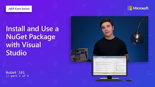 Install and Use a NuGet Package with Visual Studio  NuGet 101 2 of5 [upl. by Haseefan]