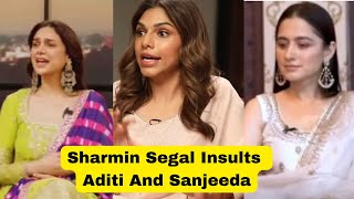 Sharmin Segal Insults Aditi Rao And Sanjeeda Sheikh  Heeramandi Cast Fight During Interviews 😱 [upl. by Adamski]