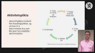 Skolemiljø i ny opplæringslov  aktivitetsplikta Del 2 [upl. by Elyl136]