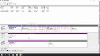 How to Create Spanned Volume Windows Server 2016 in HINDI [upl. by Silvan17]