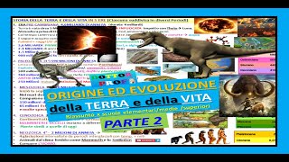 🌍🌈🌴🌕🕘 STORIA DELLA TERRA E DELLA VITA  PARTE 2  ERE E PERIODI  origine ed evoluzione della vita [upl. by Aitnwahs]