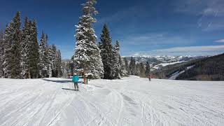 Beaver Creek Summit To Base VIA Red Buffalo Cinch Gold Dust 4K [upl. by Alpert]