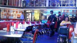 Waitress at Ellens Stardust Diner in NYC singing Rolling in the Deep [upl. by Ailam424]