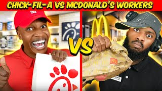 ChickFilA vs McDonalds Workers  ft DarrylMayes [upl. by Isla667]