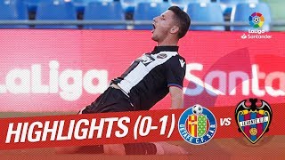 Resumen de Getafe CF vs Levante UD 01 [upl. by Ised]