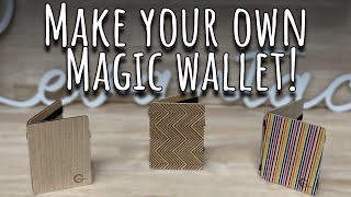 Make your own wooden wallet  DIY woodworking project [upl. by Ahtaela]