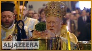 🇺🇦🇷🇺Ukraine Orthodox Christians mark independence from Russian branch  Al Jazeera English [upl. by Leohcin]