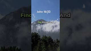 Scripture John 1633 CapCut encouragement scripture christianreels [upl. by Eniluqaj]