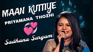 Maan kuttiye Sadhana Sargam 💞 Priyamana Thozhi movie song [upl. by Hedvah]