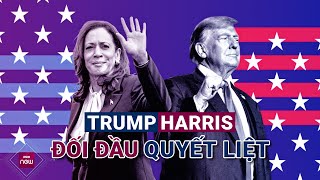 Ông Trump và bà Harris đối đầu quyết liệt trước giờ G Hồi hộp đến nghẹt thở  VTC Now [upl. by Ynney85]