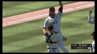 SFSD 92321 Dinelson Lamets Final 3 Outs of his Perfect Game MLB The Show 21 [upl. by Dat707]