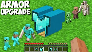 Why did I CREATE DIAMOND ARMOR UPGRADER FOR ALL MOBS in Minecraft  SUPER ARMOR MOB [upl. by Boycie594]