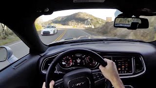 2015 Dodge Challenger Hellcat SRT  WR TV POV Canyon Drive [upl. by Xena]