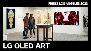 LG OLED ART  14 FRIEZE LOS ANGELES 2023 “LG ART LAB with Barry X Ball”│LG [upl. by Seed174]