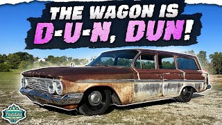 The Build Is COMPLETE Minor Issues 1961 Chevy Wagon [upl. by Lihka19]