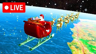 🔴LIVE  TRACKING SANTA CLAUS [upl. by Jennine12]