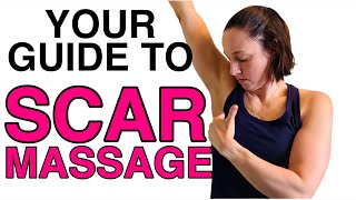 4step SCAR MASSAGE after Breast Cancer Surgery  Key for RECOVERY [upl. by Cummins]