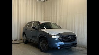 2024 Mazda CX5 Sport Design Turbo AWD POLYMETAL GREY METALLIC  BLACK Review  Park Mazda [upl. by Lazos21]