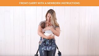 How to Use Baby Carrier with a Newborn [upl. by Alarise522]