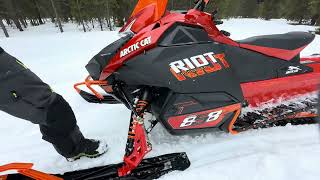 Walk Around 2025 Arctic Cat Riot 858 Catalyst 2Stroke [upl. by Lucy]