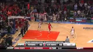 Rutgers vs St Johns controversial ending Big East Tournament  YouTube4flv [upl. by Letram]