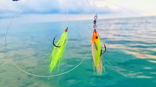 SAMBARAN IKAN DISINI SUKA BIKIN KAGET  SABIKI JIGGING MICRO JIG 20 GRAM SENJU [upl. by Acimahs]