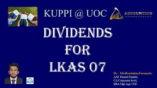 Dividends for LKAS 7  Please Read Description of the video also [upl. by Winnie]