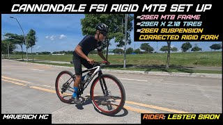 Updated Bikecheck sa CANNONDALE FSI RIGID MTB ni Lester Siron [upl. by Andrei628]