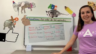 La vida de los animales Matemáticas Segundo grado Pág 191 [upl. by Elad76]