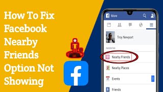 How To Fix Facebook Nearby Friends Option Not Showing 2024  Nearby Friends Facebook Not Working [upl. by Sharlene]
