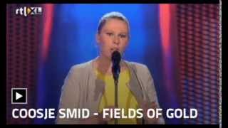 The Voice of Holland 2013  Auditie  Coosje Smid  Fields Of Gold [upl. by Nnahoj]