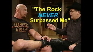 Steve Austin on IF the Wrestlemania 17 Interview With The Rock Was Scripted Reaction [upl. by Enogitna]