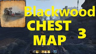 ESO Blackwood Treasure Map 3 Location  Guide Series Elder Scrolls Online [upl. by Notneiuq587]