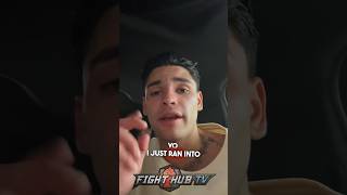 Ryan Garcia talks RUN IN with Haney after offensive rant [upl. by Idnis]