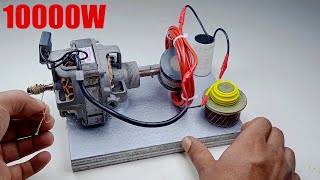 Free Energy Generator first AC Electric current generator 220v Help in Super Capacitor idea [upl. by Reyem]