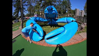 Dashel Cheaterpants does the Blue Lobster mini golf plus FOUR holes in one [upl. by Yeltsew]