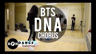 BTS quotDNAquot Dance Tutorial Chorus [upl. by Yanttirb]