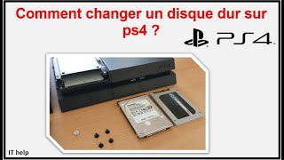 Changer disque dur sur ps4  réinstallation logiciel système [upl. by Gastineau]