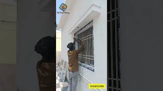 Upvc window installation process viral vedio shorts upvcwindows upvc skill bollywood pushpa [upl. by Filipe657]