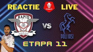 FC RAPID  Poli Iasi  Reactie Live  Superliga Romania [upl. by Noisla110]