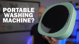 Can This Portable Washing Machine Actually Clean Clothes [upl. by Enitsirk148]